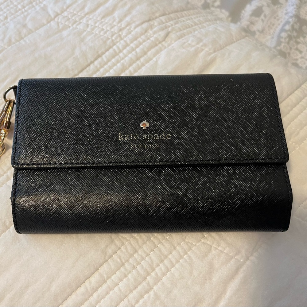 kate spade Black Clutch Wristlet